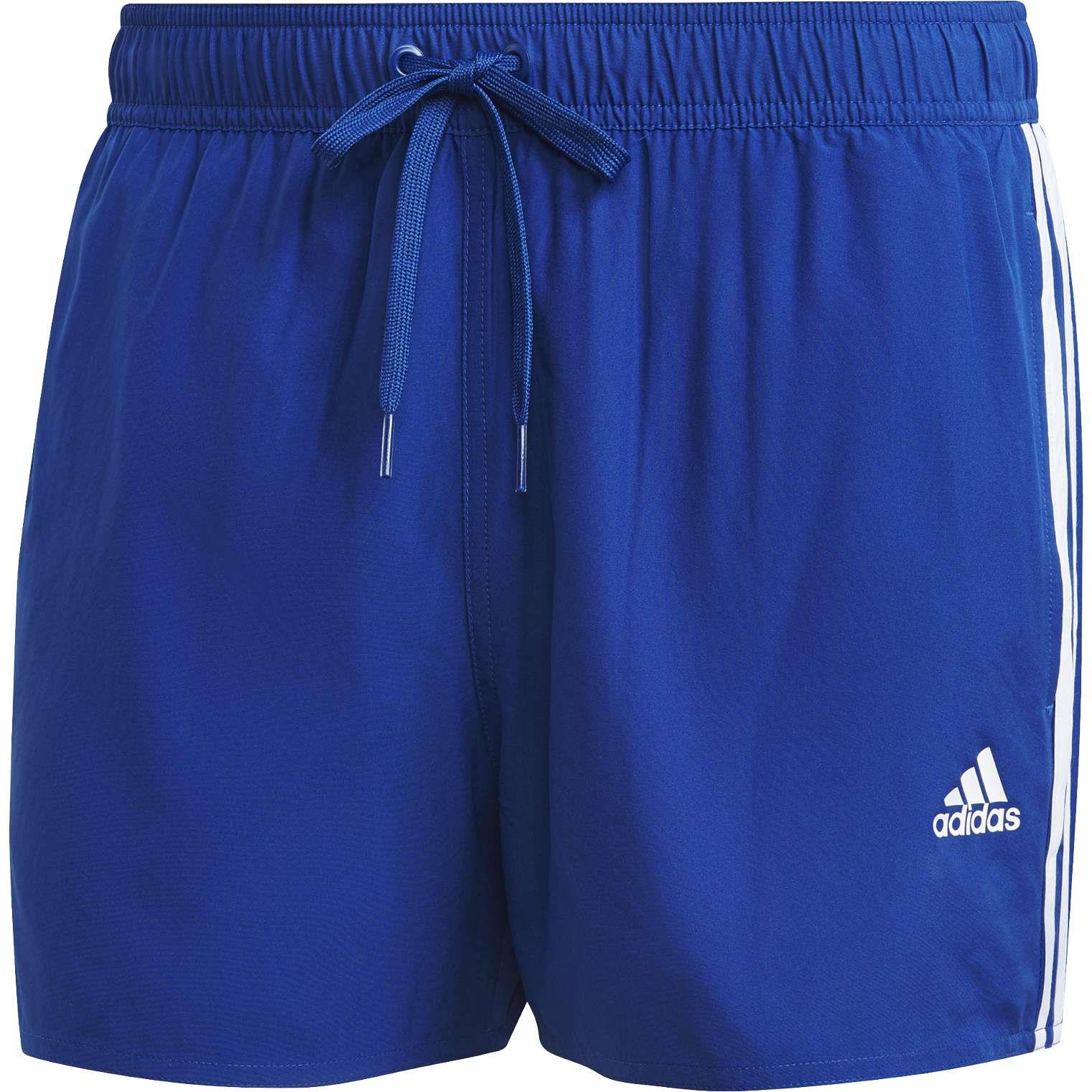 Door repetitie exotisch Adidas Classic 3-Stripes zwembroek heren royal blue