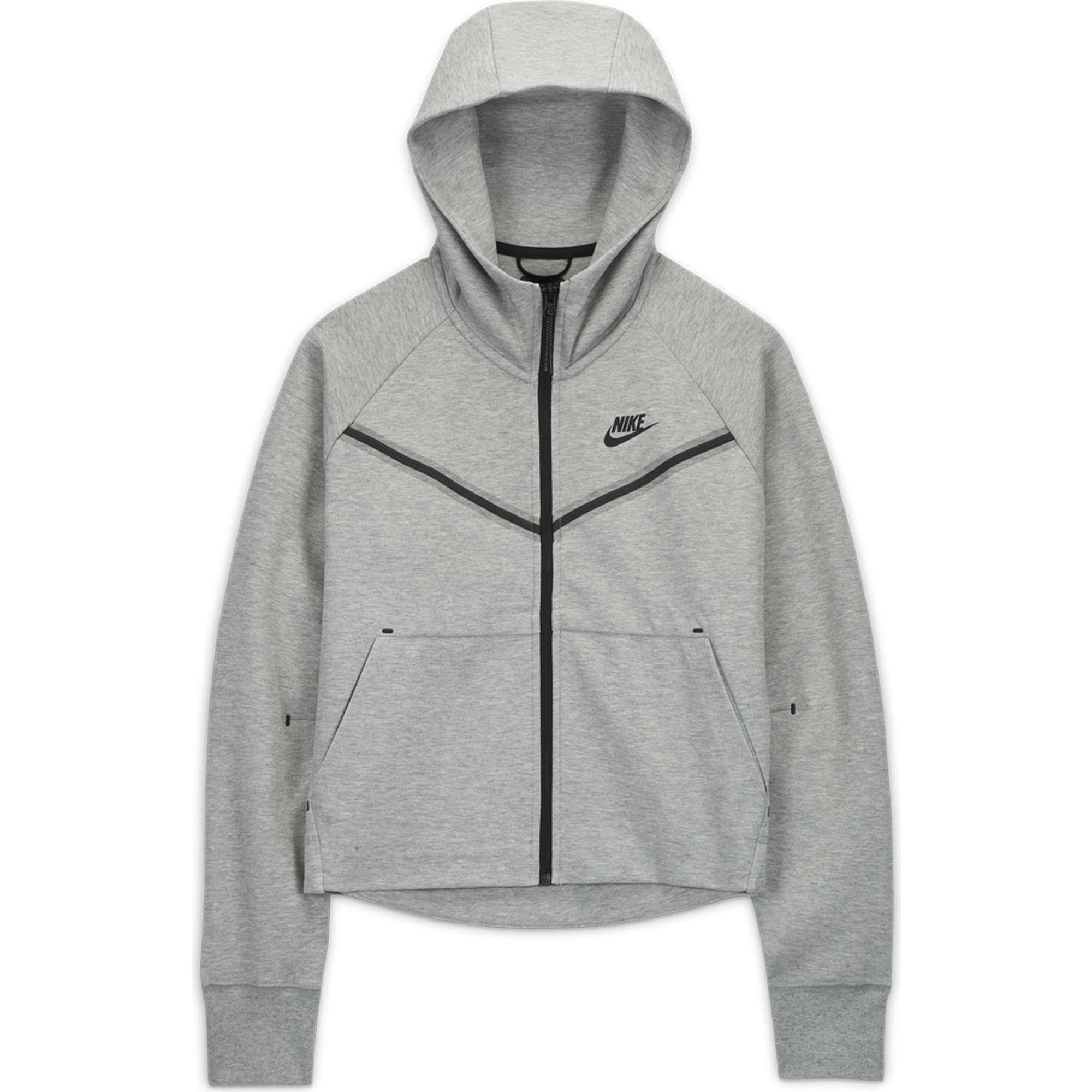 Nacht geduldig censuur Nike Sportswear Tech Fleece Windrunner vest dames dark grey heather zwart