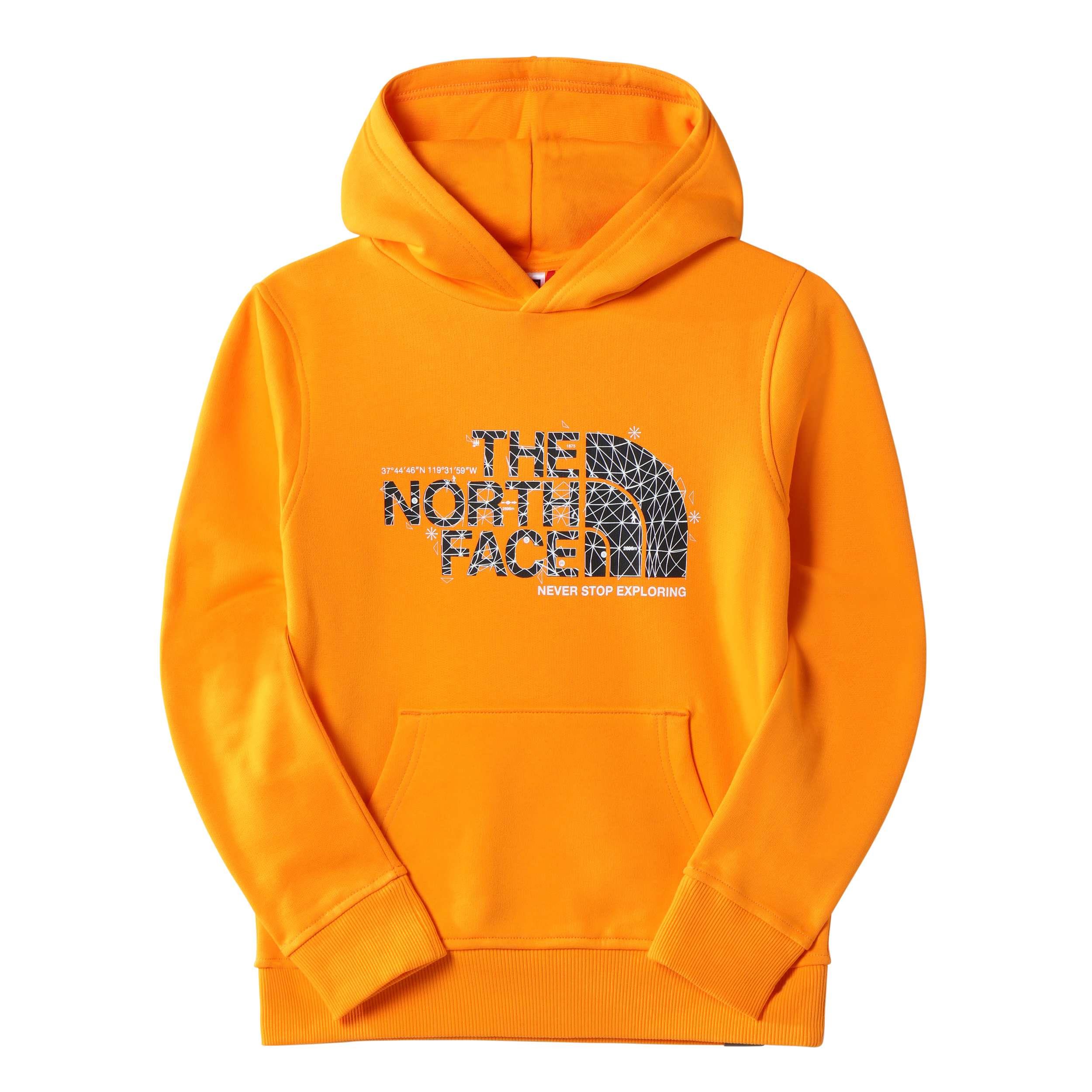 moord mengen Levering The North Face Drew Peak hoodie junior cone orange