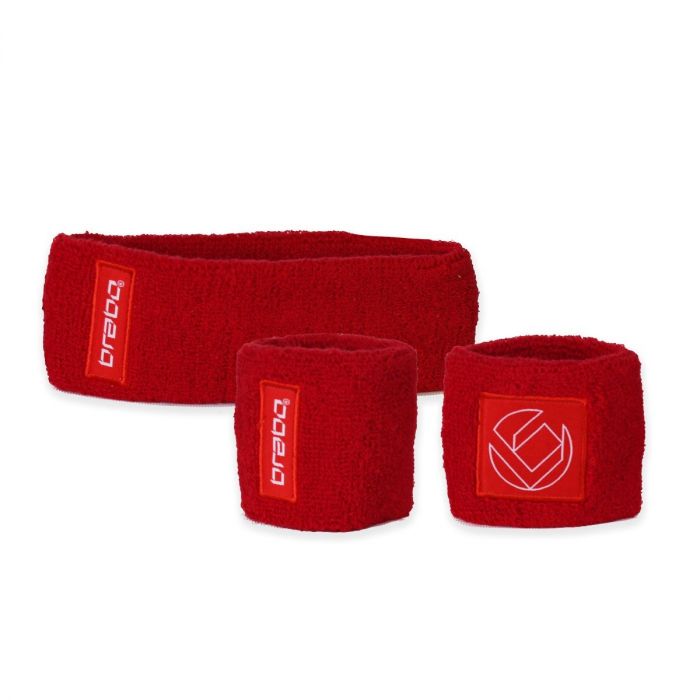 Brabo 320.07200.010 zweetband set red 