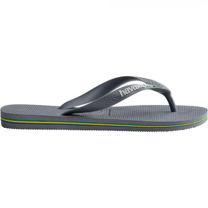 Havaianas Brasil Logo slippers heren steel grey 