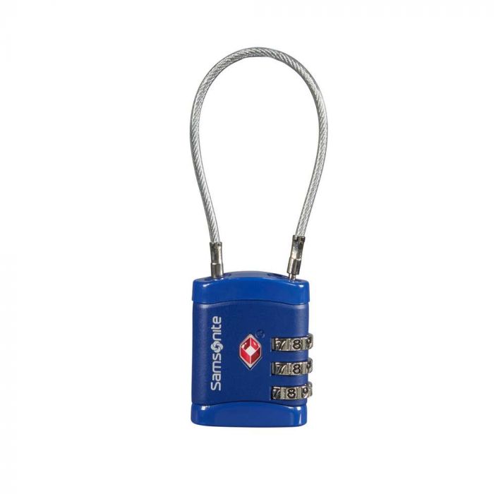 Samsonite Global Cablelock TSA cijferslot midnight blue 