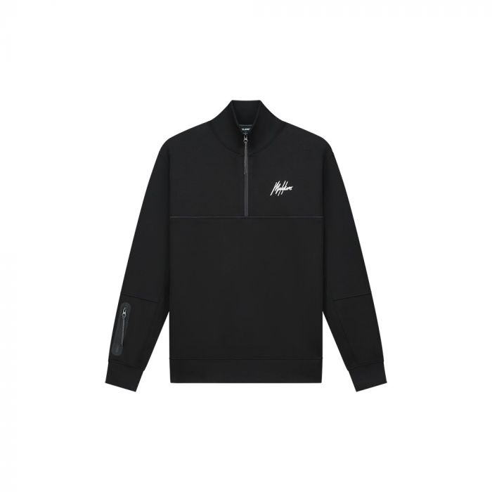 Malelions Sport Counter Half Zip sweater heren black 