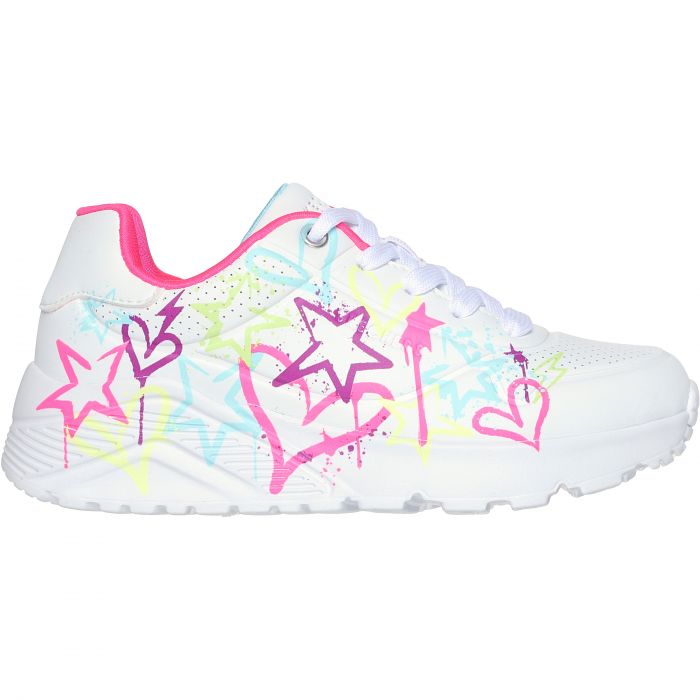 Skechers Uno Lite My Drip 310391L schoenen junior white neon multi