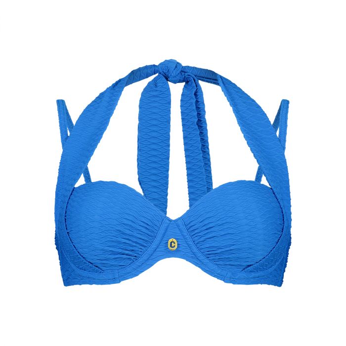 Ten Cate Beach Multiway bikini top dames blue snake 