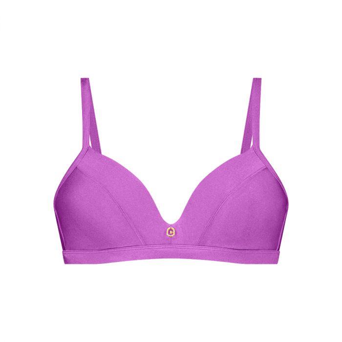 Ten Cate Beach Triangle bikini top dames shiny lilac 