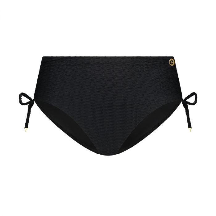 Ten Cate Beach Midi Bow bikini broekje dames black snake 