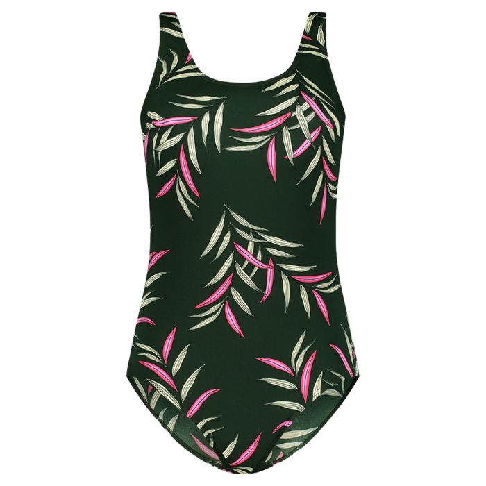 Ten Cate Swim Soft Cup badpak dames painted leaves 