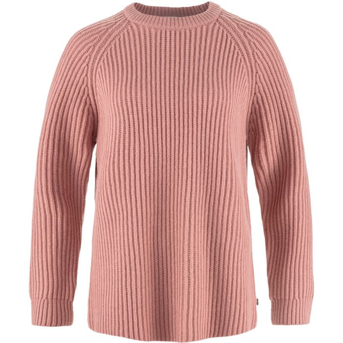 Fjällräven  Övik Rib sweater dames dusty rose 