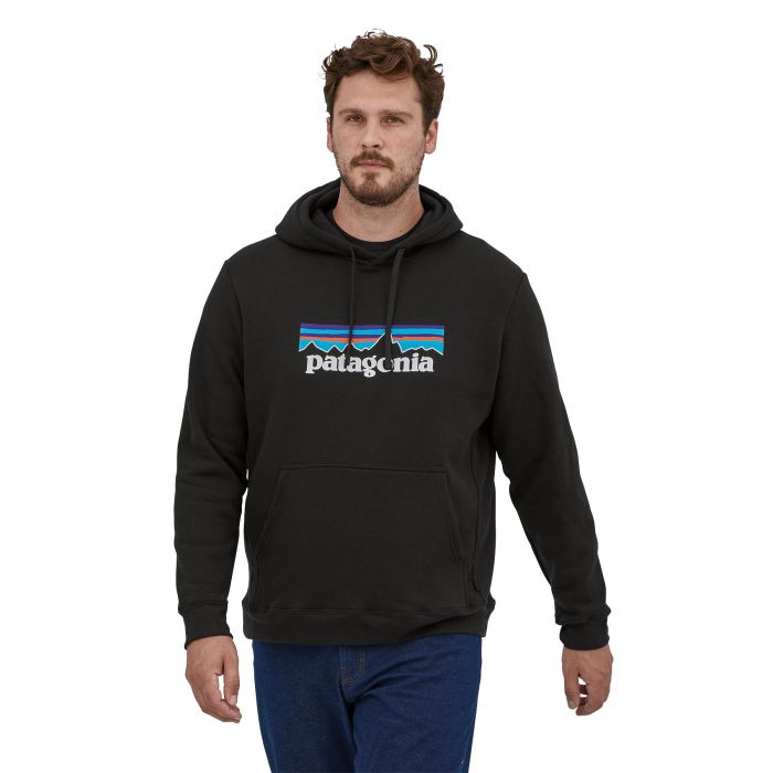 Patagonia P-6 Logo Uprisal hoodie heren black 