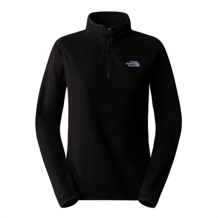 The North Face 100 Glacier 1/4 Zip sweater dames black 