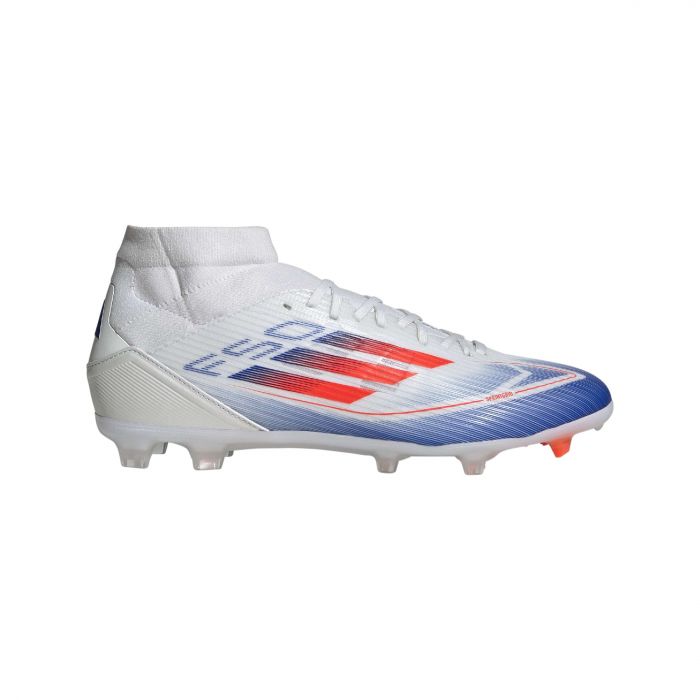 Adidas F50 League mid-cut FG MG JH8234 voetbalschoenen heren cloud white lucid blue solar red