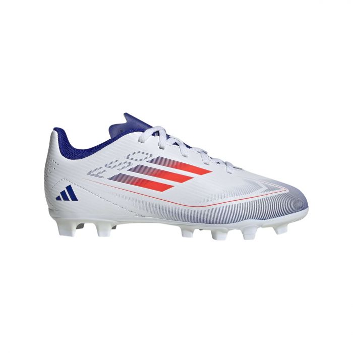 Adidas F50 Club FG IF1382 voetbalschoenen junior cloud white solar red lucid blue