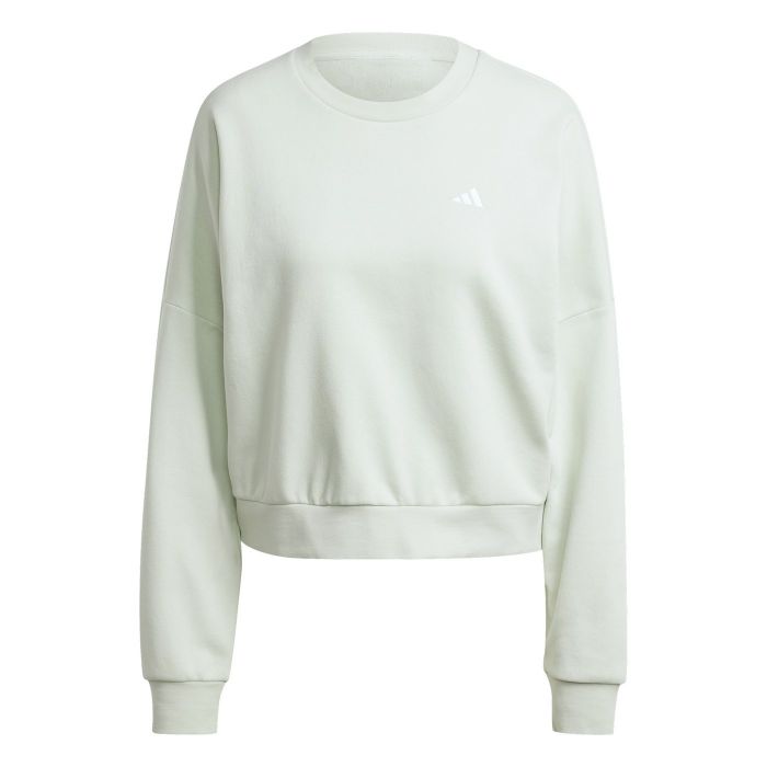 Adidas Fleece sweater dames linen green white 