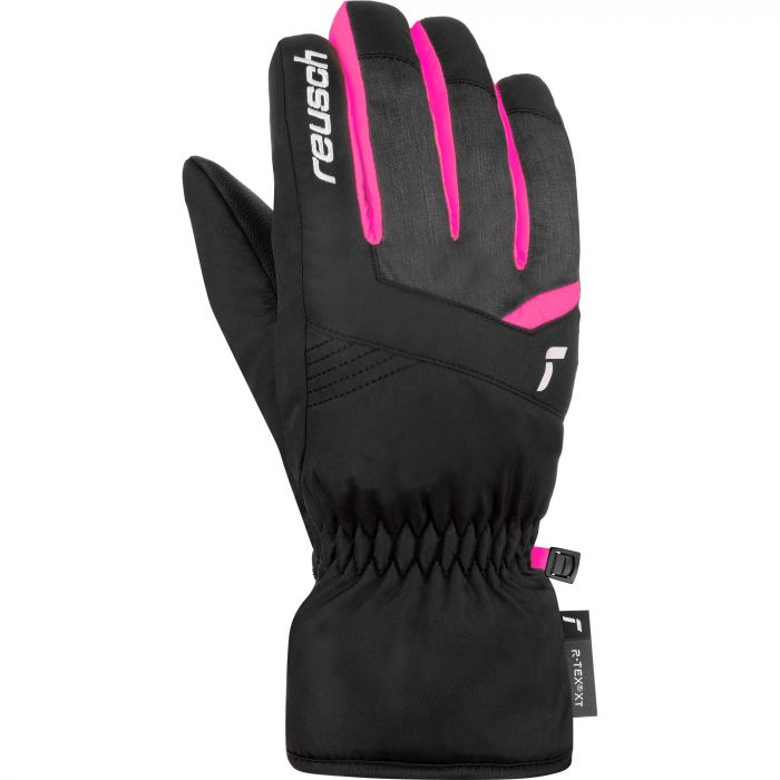 Reusch Bennet R-Tex XT handschoenen junior black black  melange pink glo