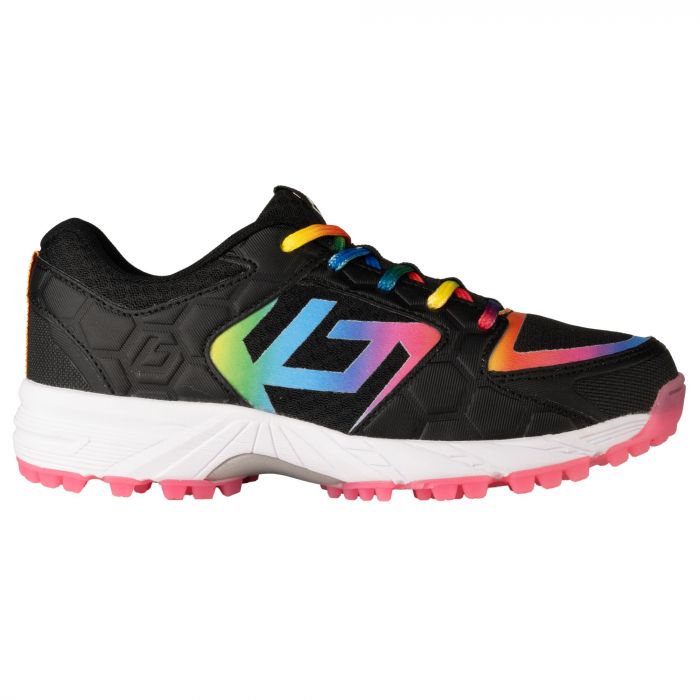 Brabo Tribute 316.41033 hockeyschoenen junior rainbow black