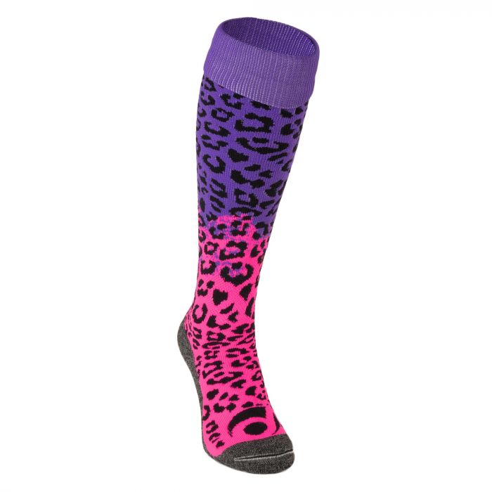 Brabo Cheetah hockeysokken pink purple 