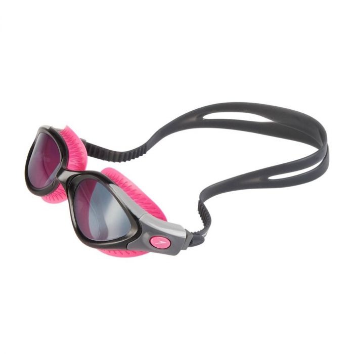 Vleien geur Master diploma Speedo Futura Biofuse Flexiseal zwembril dames pink smoke
