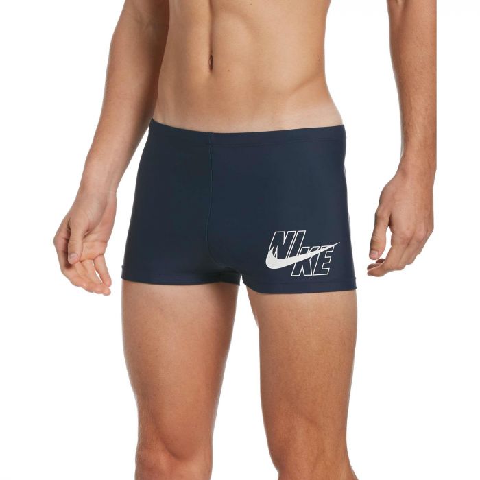 wapen walgelijk Retoucheren Nike Logo zwemboxer heren thunder blue