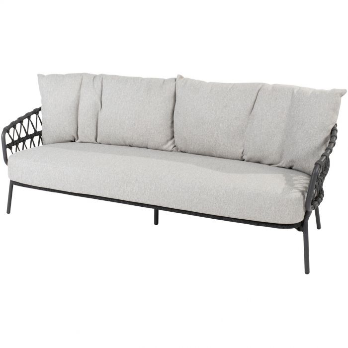 4 Seasons Outdoor Calpi loungebank anthracite zwart 