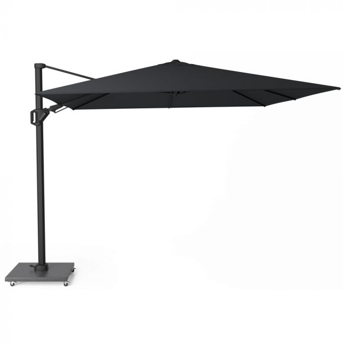 Platinum Challenger T2 Premium zweefparasol  300 x 300 cm jet black