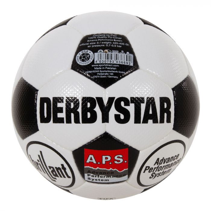 Derbystar Brillant Retro II voetbal white 