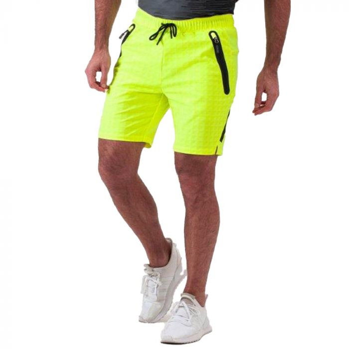 Sjeng Sports Yvor tennisshort heren acid yellow 