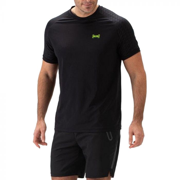 Sjeng Sports Uberto tennisshirt heren black 