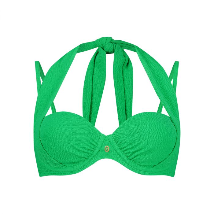 Ten Cate Beach Multiway bikini top dames bright green relief 