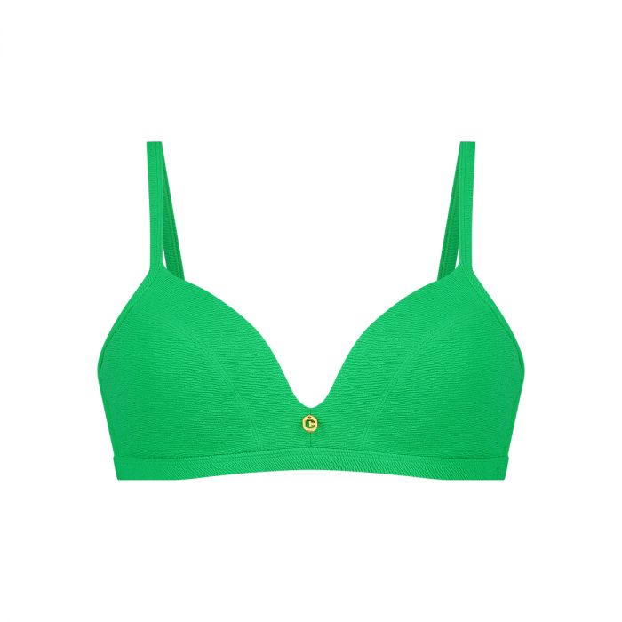 Ten Cate Beach Triangle bikini top dames bright green relief 