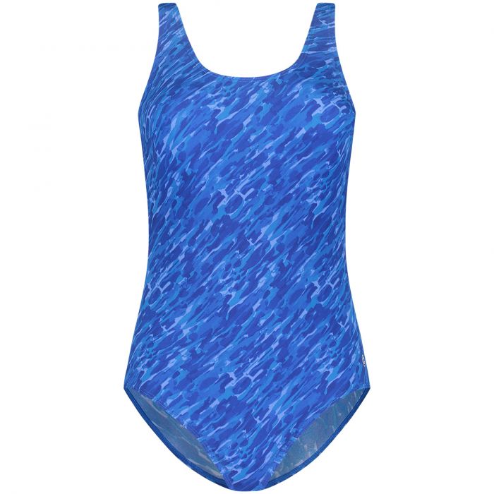 Ten Cate Swim Soft Cup badpak dames paint stripes blue 