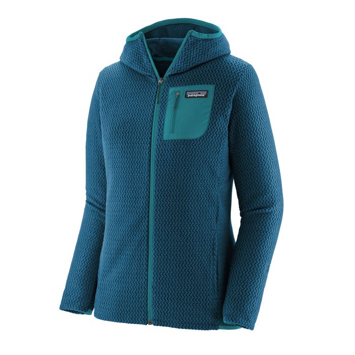 Patagonia R1 Air Hoody fleece vest dames lagom blue 