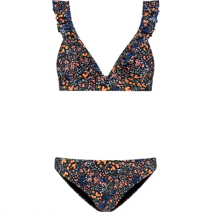 Shiwi BOBBY bikini dames black spotted flower 