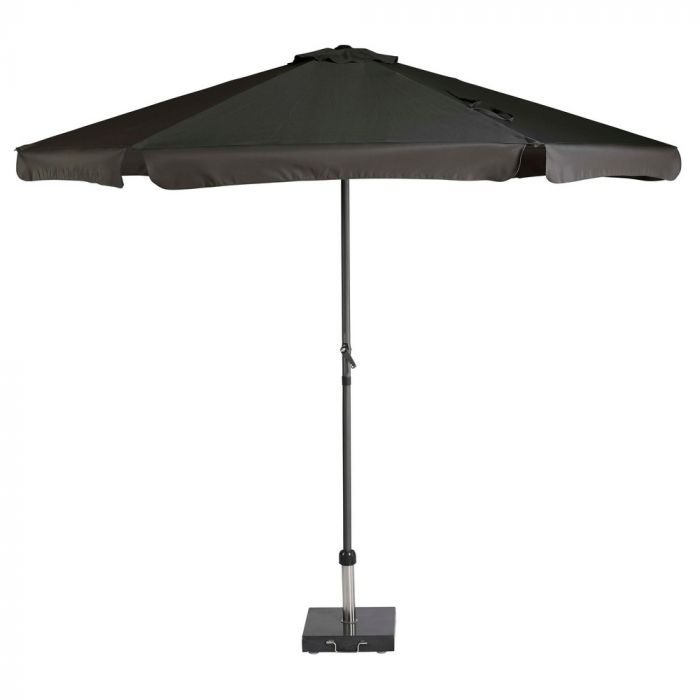 Platinum Antigua Volant parasol 300 zwart 