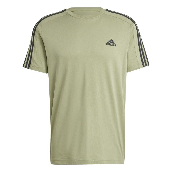 Adidas Essentials 3-Stripes shirt heren tent green 