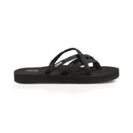 Teva Olowahu slippers dames mix black on black 