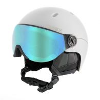 Sinner Titan Visor skihelm matte white blue 