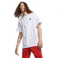 Nike Sportswear Club shirt heren white black 