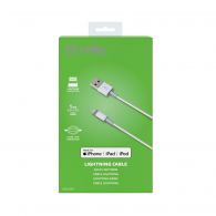 Celly Lightning USB kabel 1 meter wit 