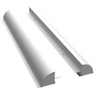 Atlas Solar Spoiler voor zonnepaneel 70 cm zilver 