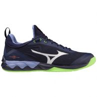 Mizuno Wave Luminous 2 V1GA2120 indoorschoenen  eveningblu techgreen iolite