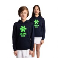 Osaka Deshi Hooded hockeytrui junior green star navy  melange