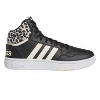 Adidas Hoops 3.0 Mid IG7895 schoenen dames core black cream white footwear white