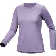 Arc'teryx Taema Crew Neck LS shirt dames velocity heather 