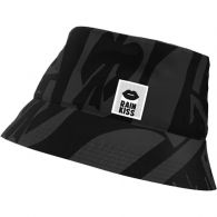 Rainkiss Back to Black Art Camo Bucket regenhoed black 