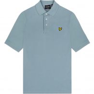 Lyle & Scott Plain Polo Shirt Slate Blue 