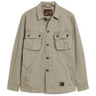 Superdry Military overhemd heren light khaki green 