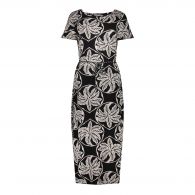 Geisha Jurk dames black off white 