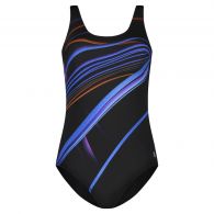 Ten Cate Swim Soft Cup badpak dames blues waves 