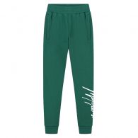 Malelions Split joggingbroek junior dark green mint 